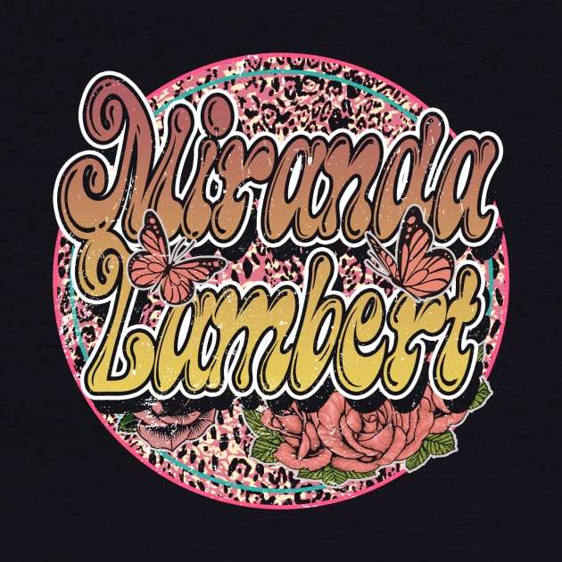 Graphic Proud Name Miranda Flower Birthday 70s 80s 90s Vintage Styles by Gorilla Animal